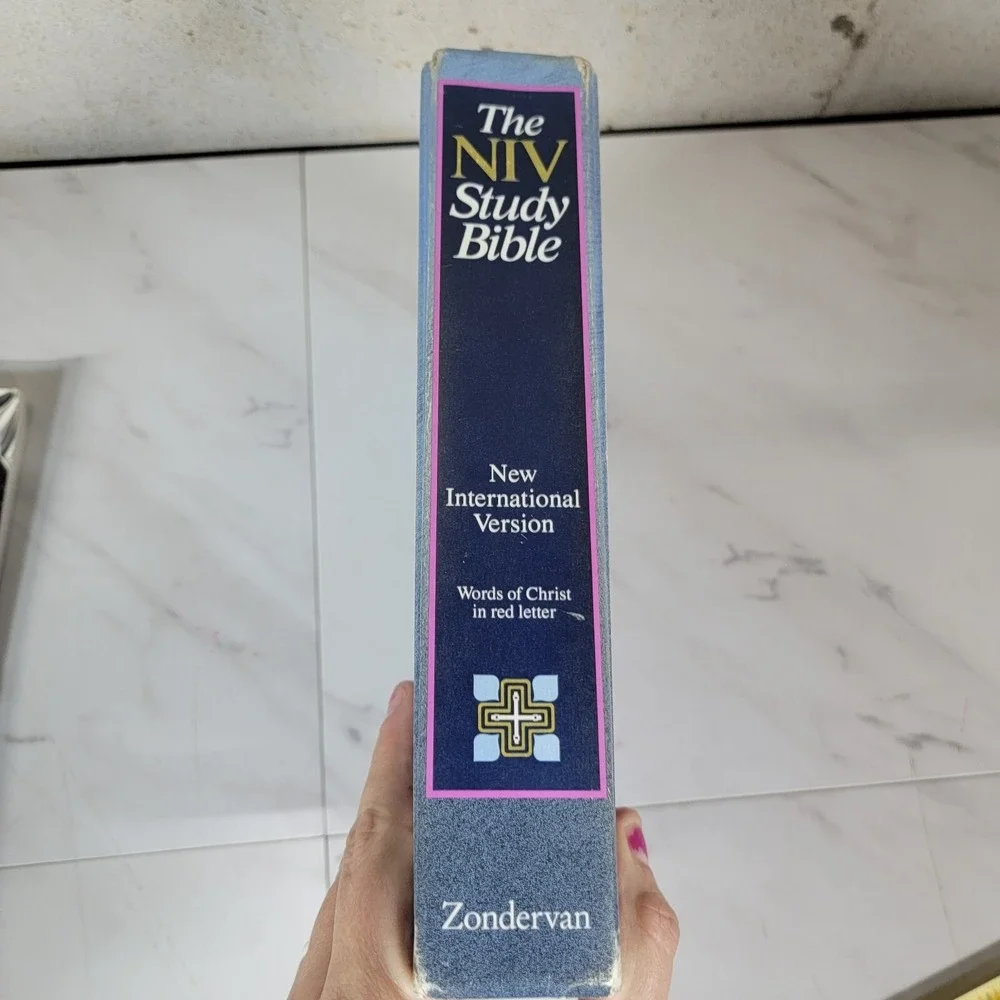 The NIV Study‎ Bible New International Version Zondervan (1985, Hardcover)